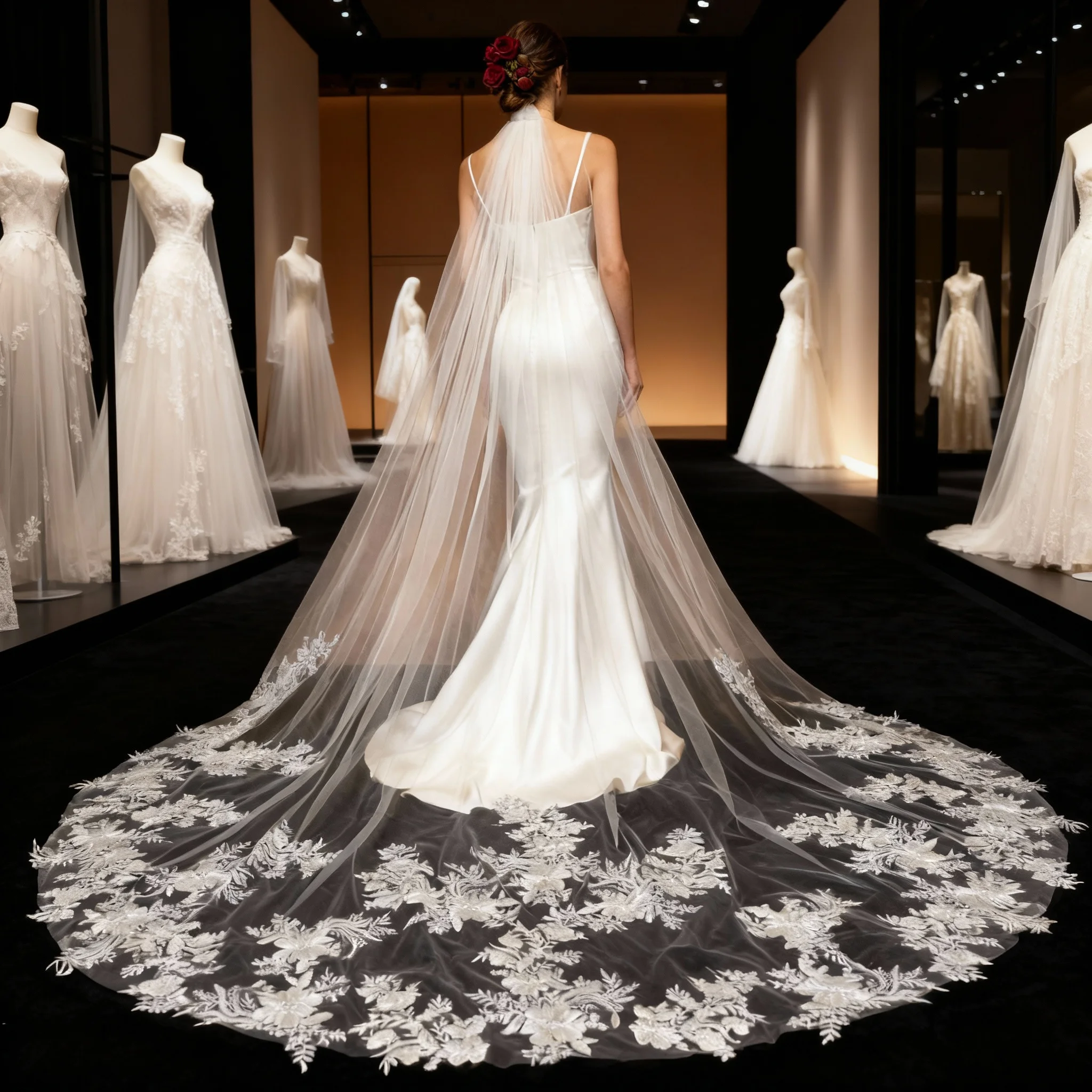 Veil&Vow Artistic Luxe Cathedral Length Bridal Veil-High-End Luxury Veil for Modern Artistic Weddings
Veil&Vow Artistic Luxe Cathedral Length Bridal Veil-High-End Luxury Veil for Modern Artistic Weddings