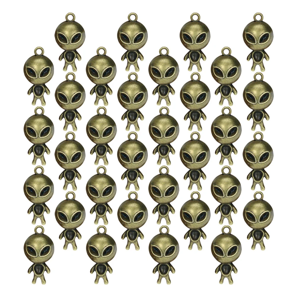 50 Pcs Vintage Necklace Pendant Alien Charms Pendants Jewelry Decors DIY Earrings Alloy Elements
50 Pcs Vintage Necklace Pendant Alien Charms Pendants Jewelry Decors DIY Earrings Alloy Elements