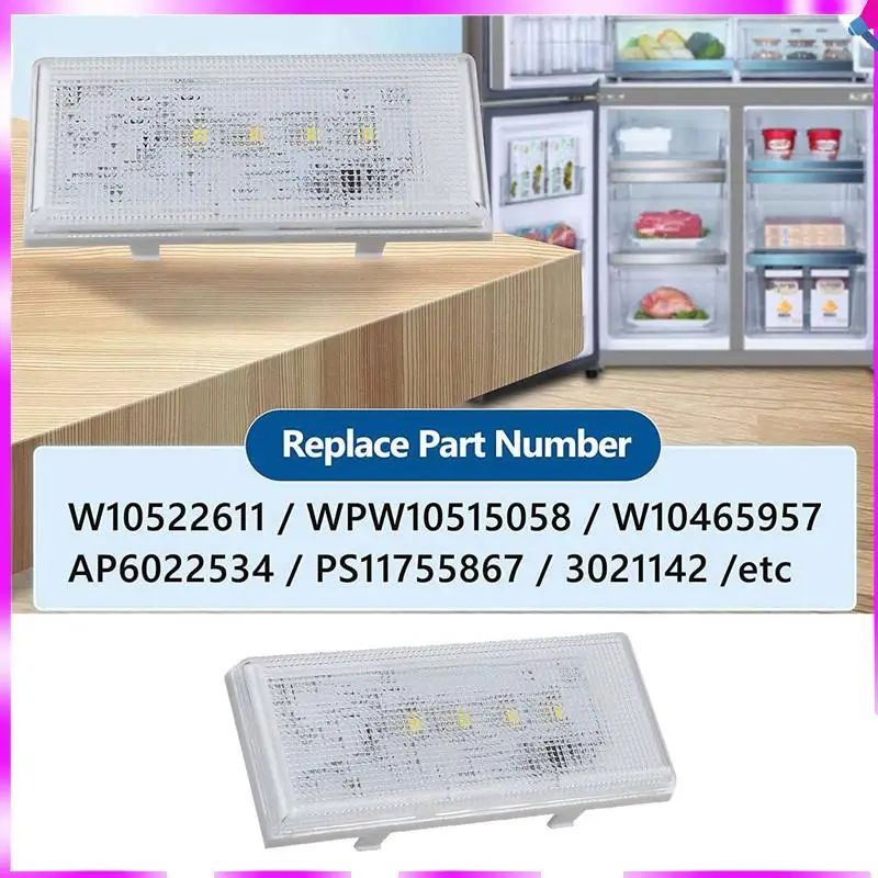 N96R 2X новый обновленный светодиодный светильник W10515058, совместимый с Whirlpool/Kenmore/Maytag, холодильник с морозильной камерой
N96R 2X новый обновленный светодиодный светильник W10515058, совместимый с Whirlpool/Kenmore/Maytag, холодильник с морозильной камерой