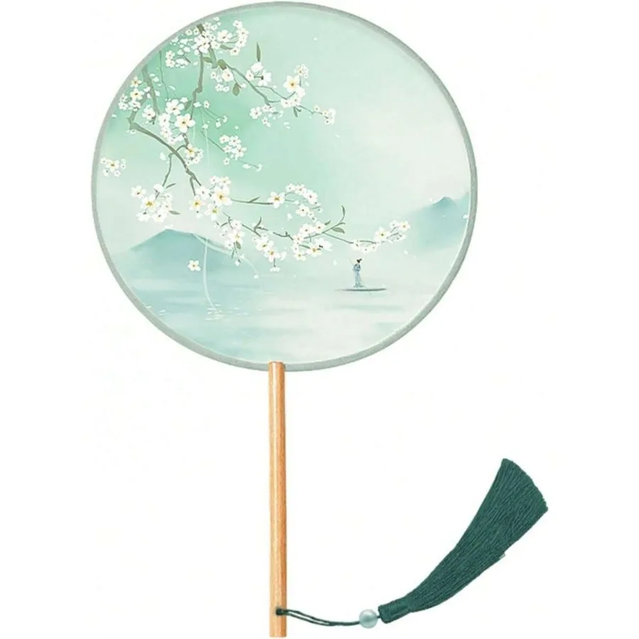Handhelds Classical Tassels Inks Painting Florals Pattern Round
Handhelds Classical Tassels Inks Painting Florals Pattern Round