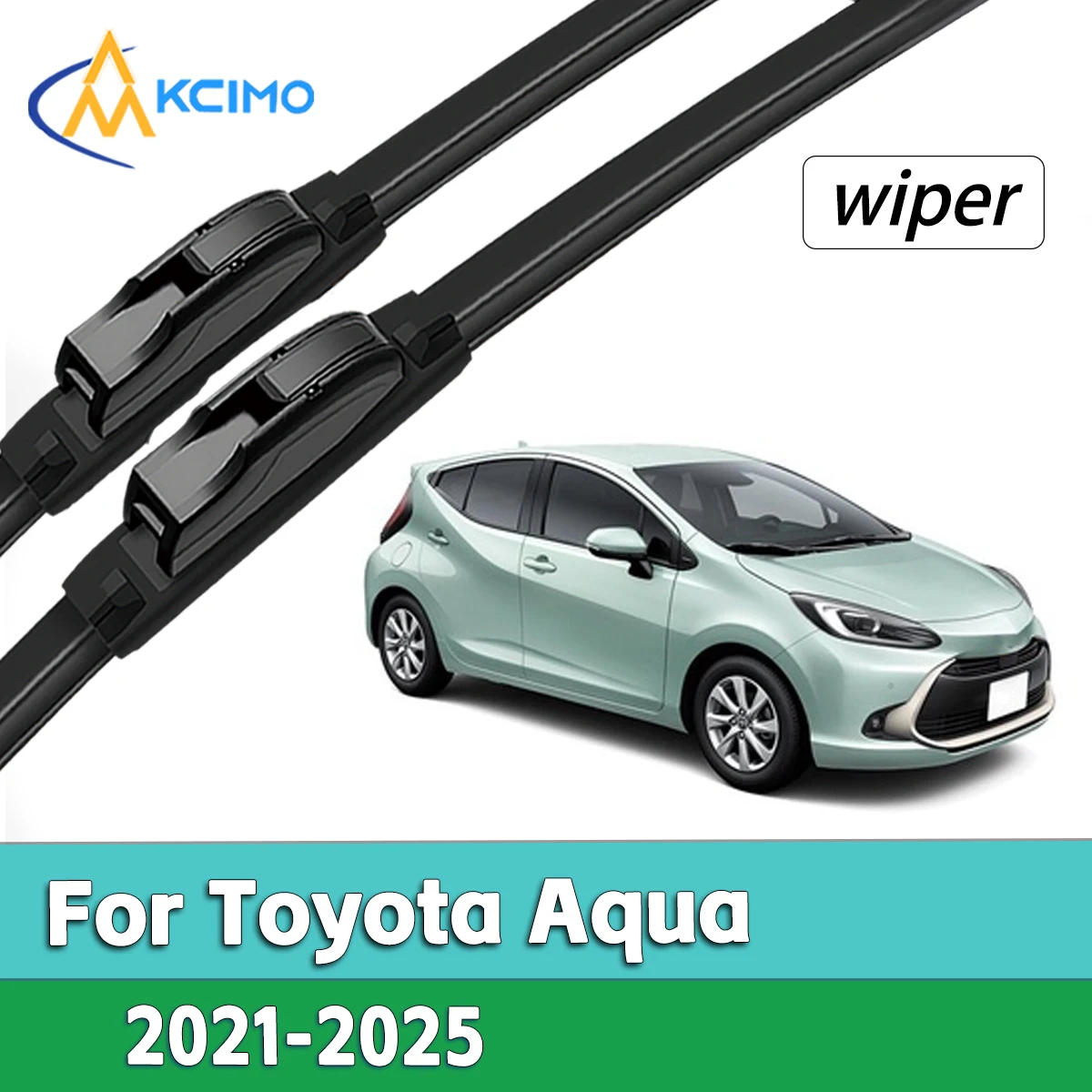 High Quality Natural Rubber Front Wiper Set Compatible For Toyota Aqua 2021-2025 Front Window Cleaning Kit
High Quality Natural Rubber Front Wiper Set Compatible For Toyota Aqua 2021-2025 Front Window Cleaning Kit