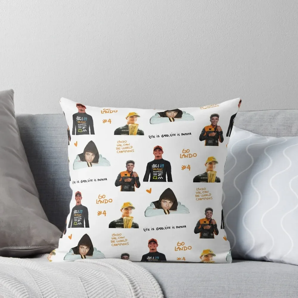 Lando Norris Illustrated Stickers Throw Pillow Sofa Covers For Living Room christmas pillowcases pillow
Lando Norris Illustrated Stickers Throw Pillow Sofa Covers For Living Room christmas pillowcases pillow