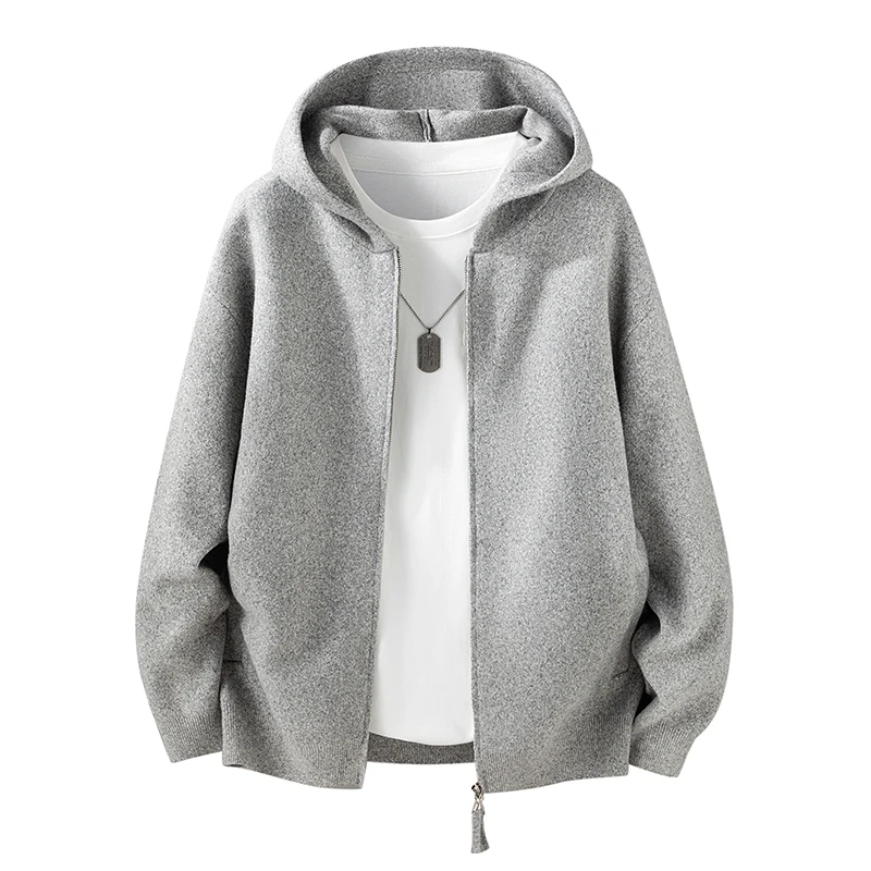 Men's Knitted Zipper Hoodie Pure Color Casual Style Spring Autumn Sweater Jacket Young Adult Maturity Trend Polyester Blend
Men's Knitted Zipper Hoodie Pure Color Casual Style Spring Autumn Sweater Jacket Young Adult Maturity Trend Polyester Blend