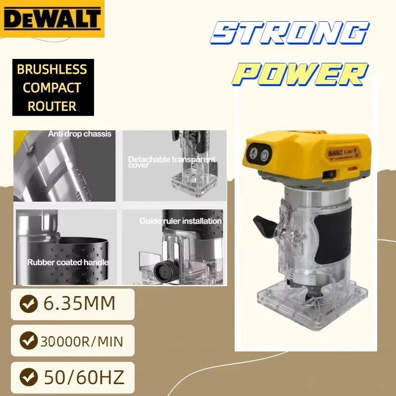 Беспроводной фрезерный станок Dewalt 30000 об/мин для обработки дерева, гравировки и нарезки пазов, бесщеточный электрический триммер
Беспроводной фрезерный станок Dewalt 30000 об/мин для обработки дерева, гравировки и нарезки пазов, бесщеточный электрический триммер