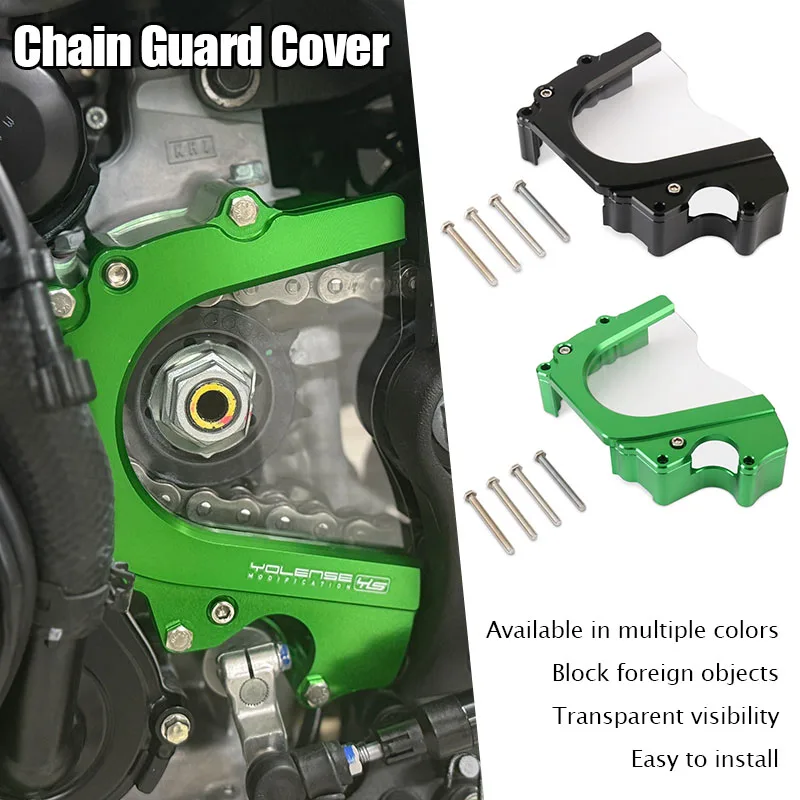 Motorcycle CNC Aluminium Front Sprocket Cover Chain Guard Crash Protector For ZX-6R ZX6R ZX 6R 2019-2025
Motorcycle CNC Aluminium Front Sprocket Cover Chain Guard Crash Protector For ZX-6R ZX6R ZX 6R 2019-2025