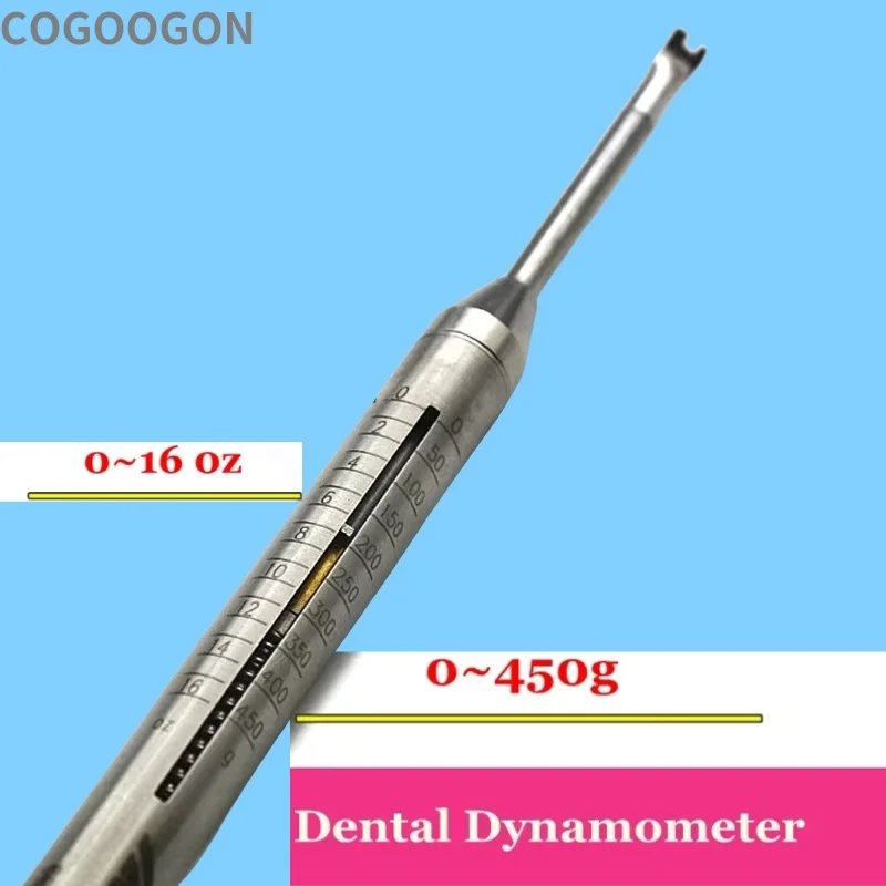 1Pc Dental Dynamometer Orthodontic Stress Tension Meter Force Oral Gauge Elastics Autoclavable Dentist Measuring Therapy Tools
1Pc Dental Dynamometer Orthodontic Stress Tension Meter Force Oral Gauge Elastics Autoclavable Dentist Measuring Therapy Tools