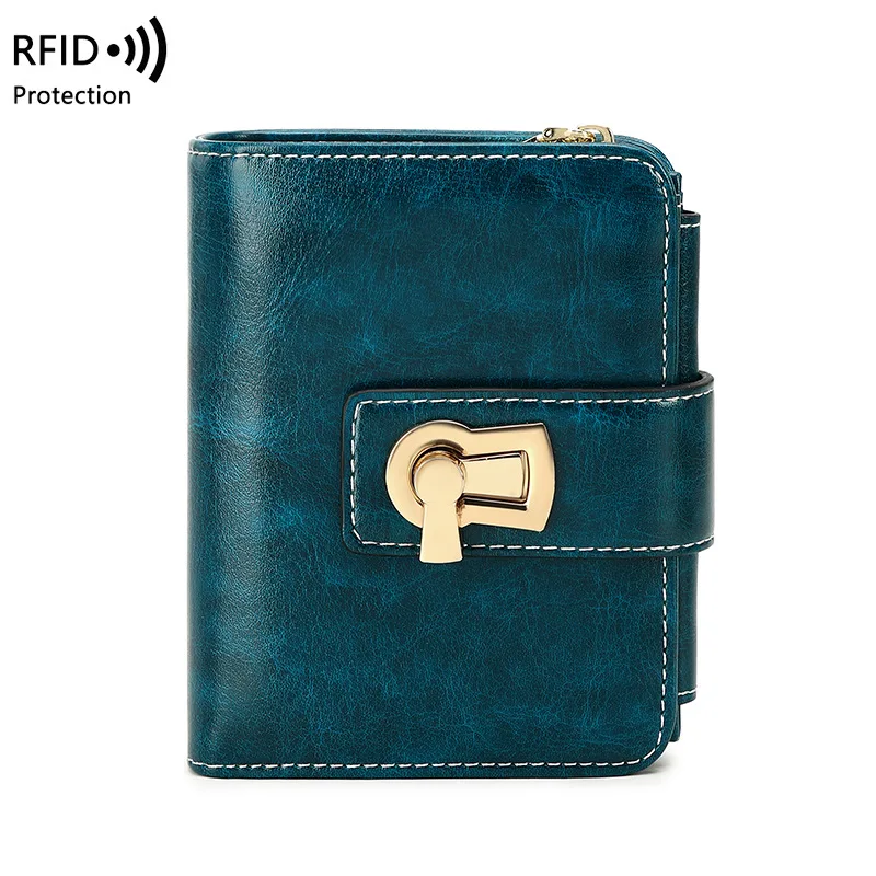 Простая щетка для защиты от кражи с RFID, женский кошелек, кошелек на молнии, кошелек для монет, тройной складной короткий кошелек с замком
Простая щетка для защиты от кражи с RFID, женский кошелек, кошелек на молнии, кошелек для монет, тройной складной короткий кошелек с замком