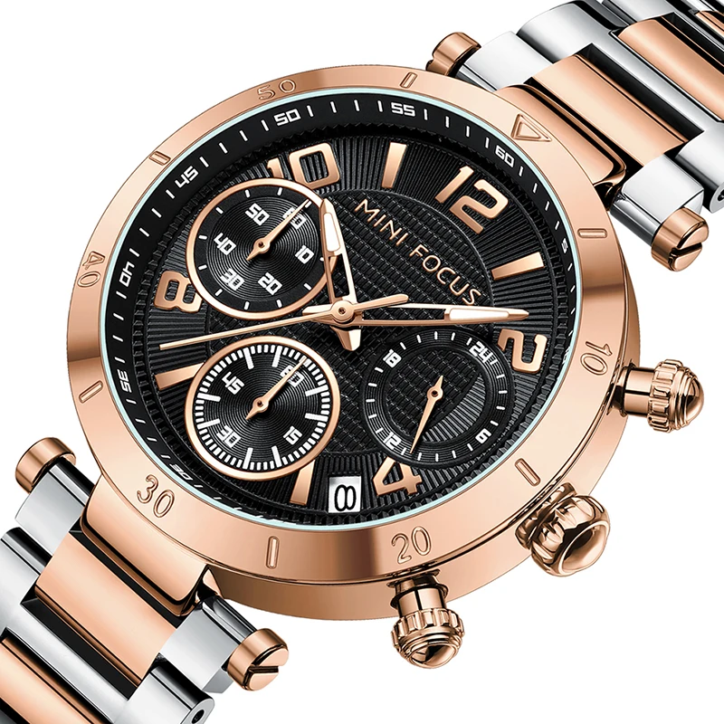High End MINI FOCUS MF0489L Women Luxury Watch Solid Stainless Steel Band Water Resistant Chronograph Quartz Watches
High End MINI FOCUS MF0489L Women Luxury Watch Solid Stainless Steel Band Water Resistant Chronograph Quartz Watches