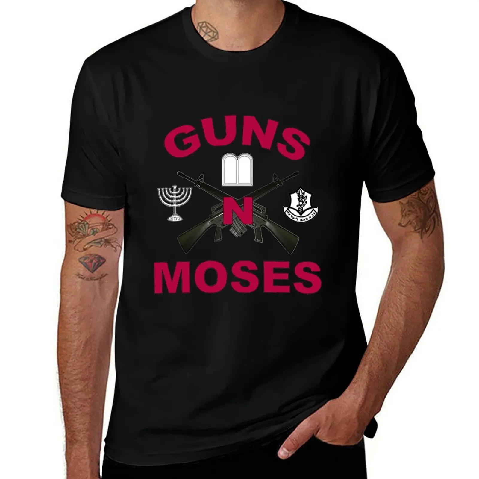 Guns 'n Moses T-Shirt t shirt man plain man t shirts for men T-Shirt
Guns 'n Moses T-Shirt t shirt man plain man t shirts for men T-Shirt