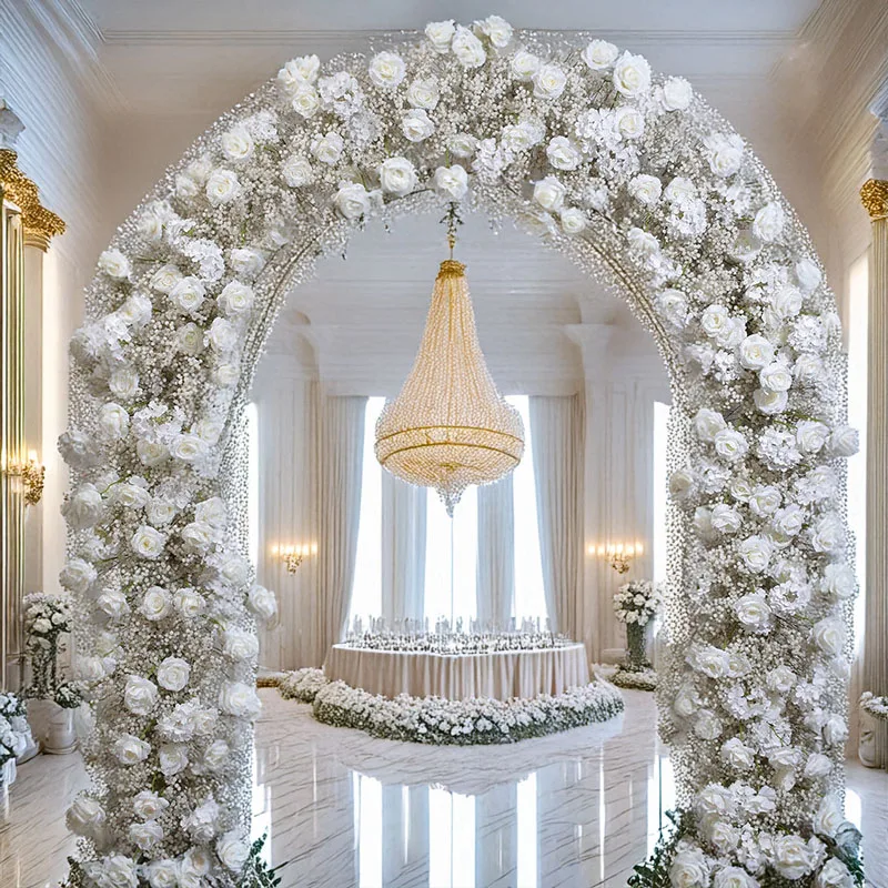 240CM Wedding Arch Flower Artist Creates Flower Background Stage Decoration Wedding Hall Decoration Starry Sky Arrangement
240CM Wedding Arch Flower Artist Creates Flower Background Stage Decoration Wedding Hall Decoration Starry Sky Arrangement
