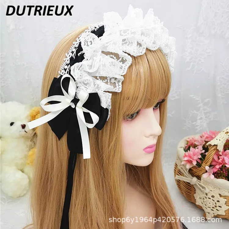 Hair Accessories for Girls Japanese Style Headwear Girl Lolita Lace Fashion Headband Sweet Cute Women's New Headwear 2024 New
Hair Accessories for Girls Japanese Style Headwear Girl Lolita Lace Fashion Headband Sweet Cute Women's New Headwear 2024 New