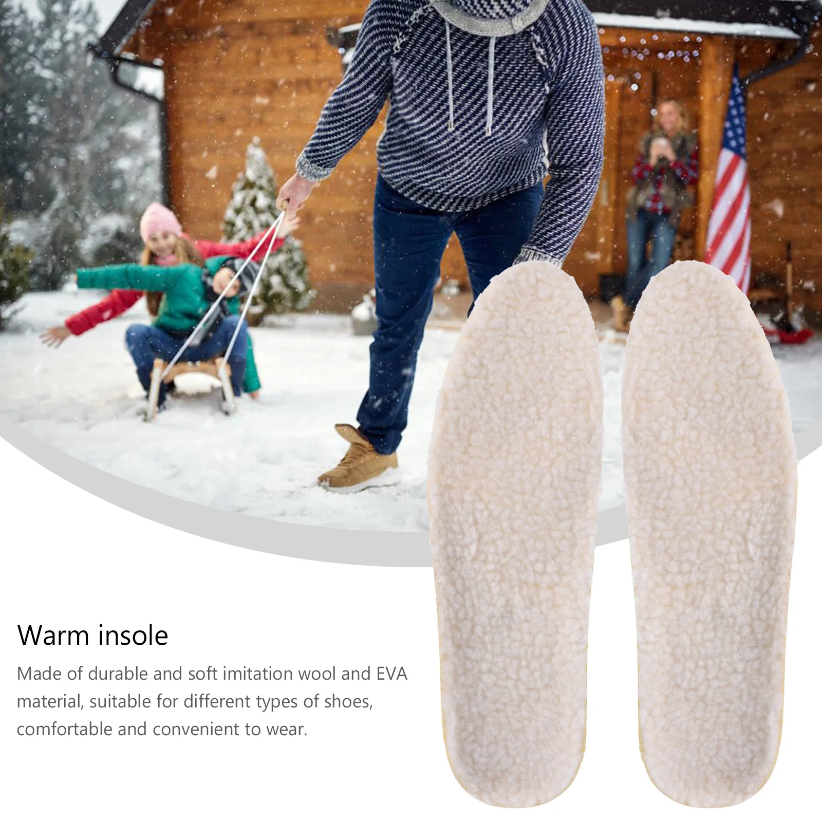 Winter Warm Insoles Long Hair EVA Sheepskin Non slip Bottom Breathable Shoe Pads Various Sizes For Keeping Feet Warm Comfortable
Winter Warm Insoles Long Hair EVA Sheepskin Non slip Bottom Breathable Shoe Pads Various Sizes For Keeping Feet Warm Comfortable