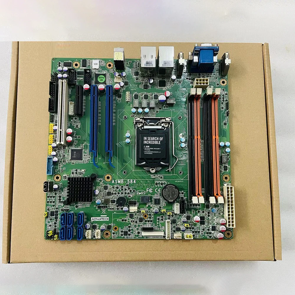 IPC Equipment Motherboard ASMB-584 REV.A1 Bulk Package Stable Performance
IPC Equipment Motherboard ASMB-584 REV.A1 Bulk Package Stable Performance