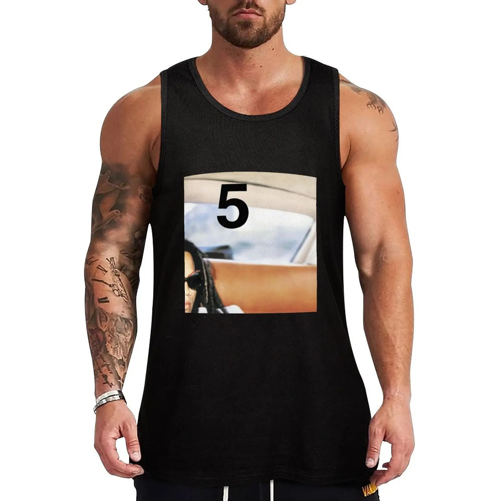 Lenny Kravitz 5 Tank Top Men's sleeveless t-shirt best selling products Man clothes for gym singlets for men
Lenny Kravitz 5 Tank Top Men's sleeveless t-shirt best selling products Man clothes for gym singlets for men
