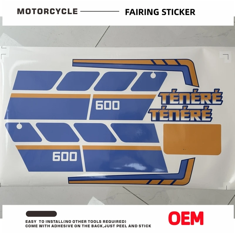 XT600 Fairing Shell Sticker Decal Replica Full Car Sticker Decals For Yamaha XT 600 Z TENERE 1983-1984
XT600 Fairing Shell Sticker Decal Replica Full Car Sticker Decals For Yamaha XT 600 Z TENERE 1983-1984