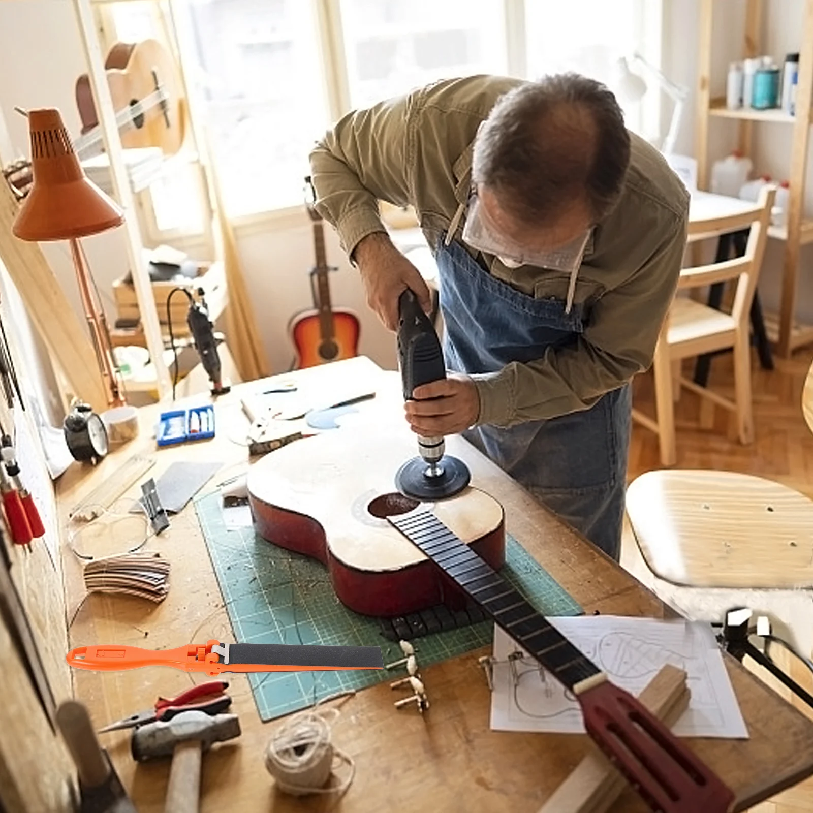 Plastic Sandpaper 27Mm Reusable Manual Holder For Grinding Polishing Rust Removal Durable Plastic Sandpaper Holder Clamp Tool
Plastic Sandpaper 27Mm Reusable Manual Holder For Grinding Polishing Rust Removal Durable Plastic Sandpaper Holder Clamp Tool