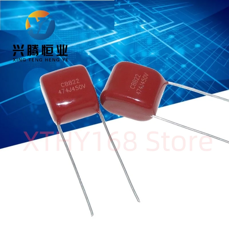 10pcs CBB22 capacitor, 474J 450V, P10MM 474K 450V 0.47UF 470NF
10pcs CBB22 capacitor, 474J 450V, P10MM 474K 450V 0.47UF 470NF