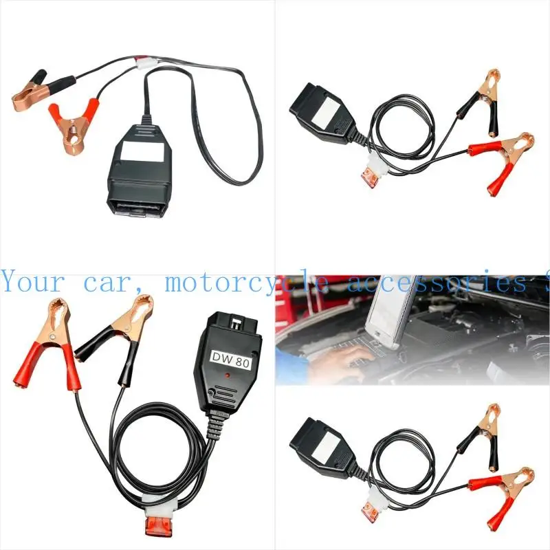 31BC Car Battery Extension Cable OBD2 Car Memory Saver Car Power Supply Cable Durable
31BC Car Battery Extension Cable OBD2 Car Memory Saver Car Power Supply Cable Durable