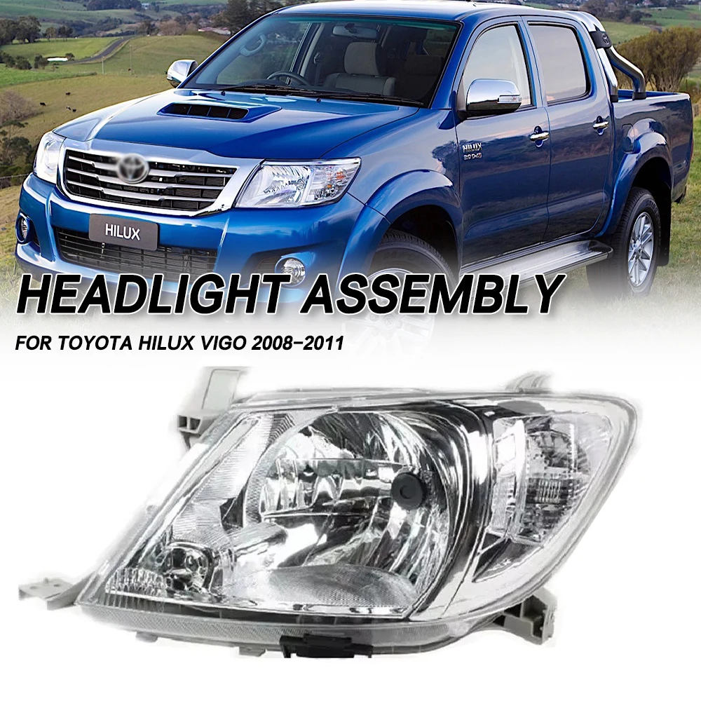 Left/Right Side Front Bumper Head Light Headlamp Driving Headlight Turn Signal Light For Toyota Hilux Vigo 2008 2009 2010 2011
Left/Right Side Front Bumper Head Light Headlamp Driving Headlight Turn Signal Light For Toyota Hilux Vigo 2008 2009 2010 2011