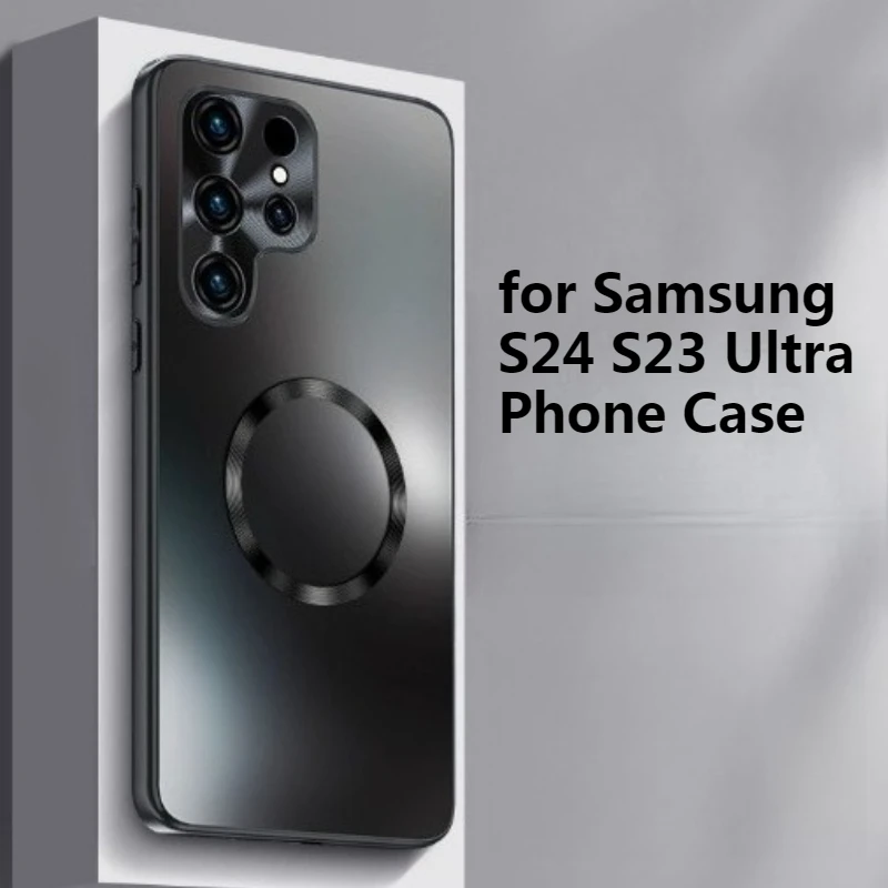 Slim Matte for Samsung S24 S23 Ultra Series Full Coverage ProtectionCover with Magnetic Adsorption and Charging Phone Case
Slim Matte for Samsung S24 S23 Ultra Series Full Coverage ProtectionCover with Magnetic Adsorption and Charging Phone Case