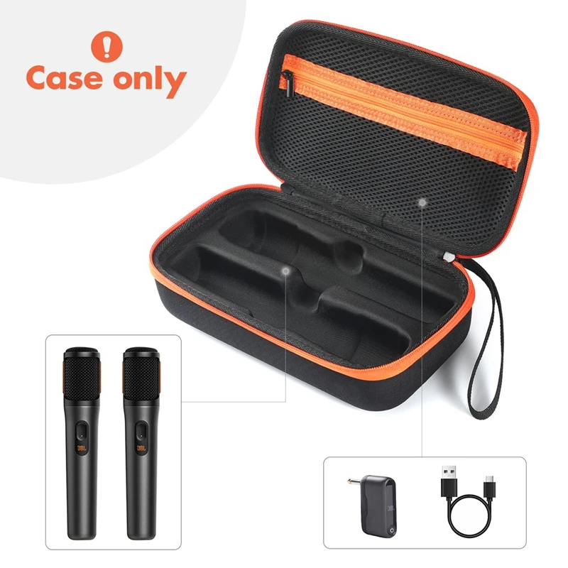 Top-For JBL Partybox Microphone Storage Bag Shockproof EVA Hard Case With Lanyard Anti-Scratch Organizer Box Bag For JBL
Top-For JBL Partybox Microphone Storage Bag Shockproof EVA Hard Case With Lanyard Anti-Scratch Organizer Box Bag For JBL