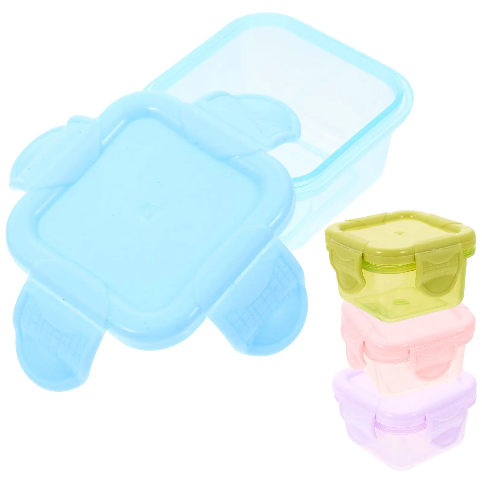Food Storage Boxes Fresh Containers Crisper Sauce Sealed Lightweight Portable Mini Boxes Small Freezer Reusable Cases
Food Storage Boxes Fresh Containers Crisper Sauce Sealed Lightweight Portable Mini Boxes Small Freezer Reusable Cases