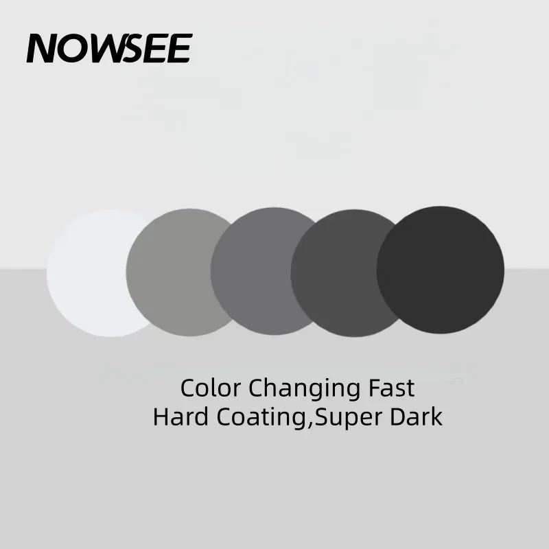 NOWSEE 1.56 Photochromic Resin Lenses Sunglass Outdoor Chameleon Single Vision Prescription Lens Gray Brown Myopic Astigmatism
NOWSEE 1.56 Photochromic Resin Lenses Sunglass Outdoor Chameleon Single Vision Prescription Lens Gray Brown Myopic Astigmatism