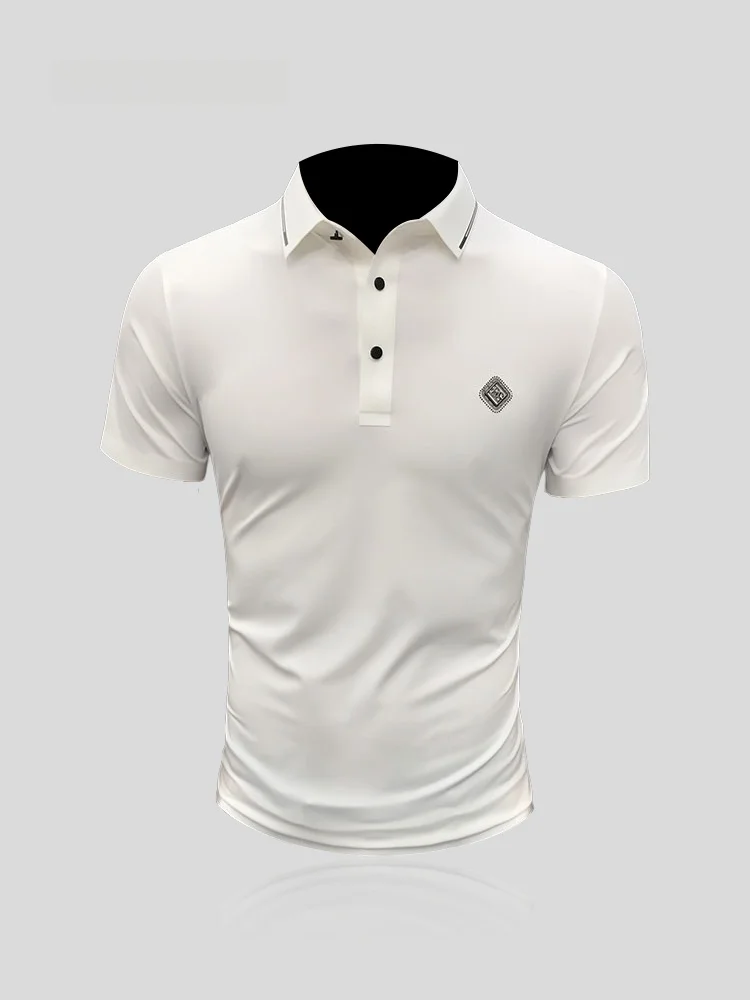 IT Men's Slim Fit Short Sleeve Shirt 2024 New Breathable High End Business T-Shirt Fashionable Sun Protection Clothing
IT Men's Slim Fit Short Sleeve Shirt 2024 New Breathable High End Business T-Shirt Fashionable Sun Protection Clothing