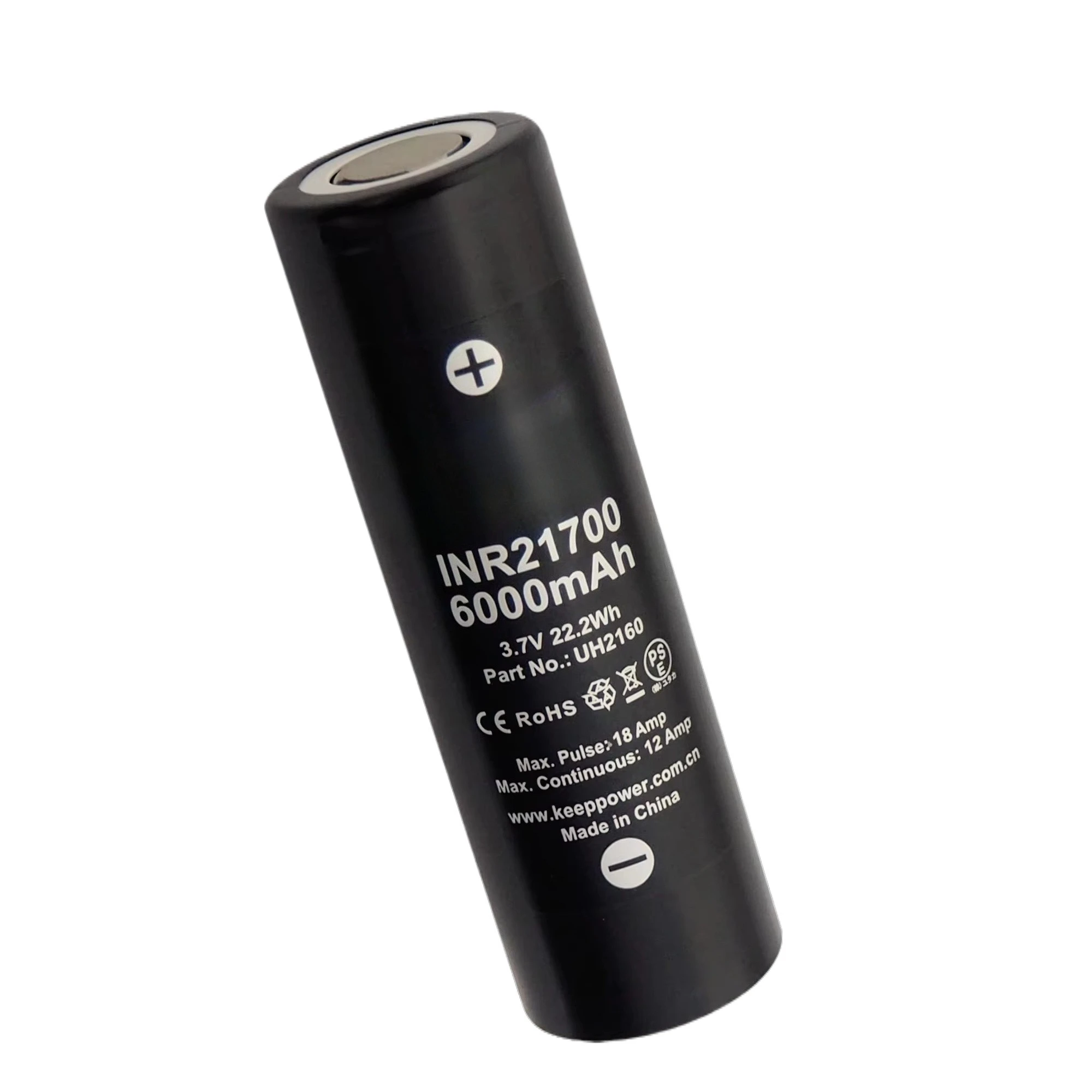 For KeepPower IMR21700 6000mAh 10A Discharge Power Battery UH2160 Large Capacity Battery
For KeepPower IMR21700 6000mAh 10A Discharge Power Battery UH2160 Large Capacity Battery