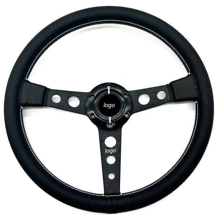 TIYPEOR Universal Classic Leather 14 Inch Prototipo Style Round Hole Thickened Stand Racing Steering Wheel
TIYPEOR Universal Classic Leather 14 Inch Prototipo Style Round Hole Thickened Stand Racing Steering Wheel