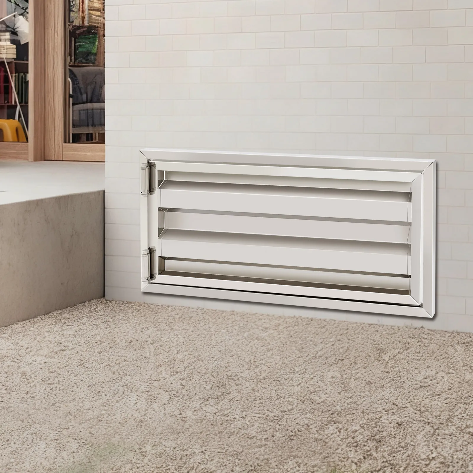 Silver Rectangular Stainless Steel Crawl Space Access Door, Modern Welded Design With Sturdy Hinges And Smooth Safe Edges
Silver Rectangular Stainless Steel Crawl Space Access Door, Modern Welded Design With Sturdy Hinges And Smooth Safe Edges