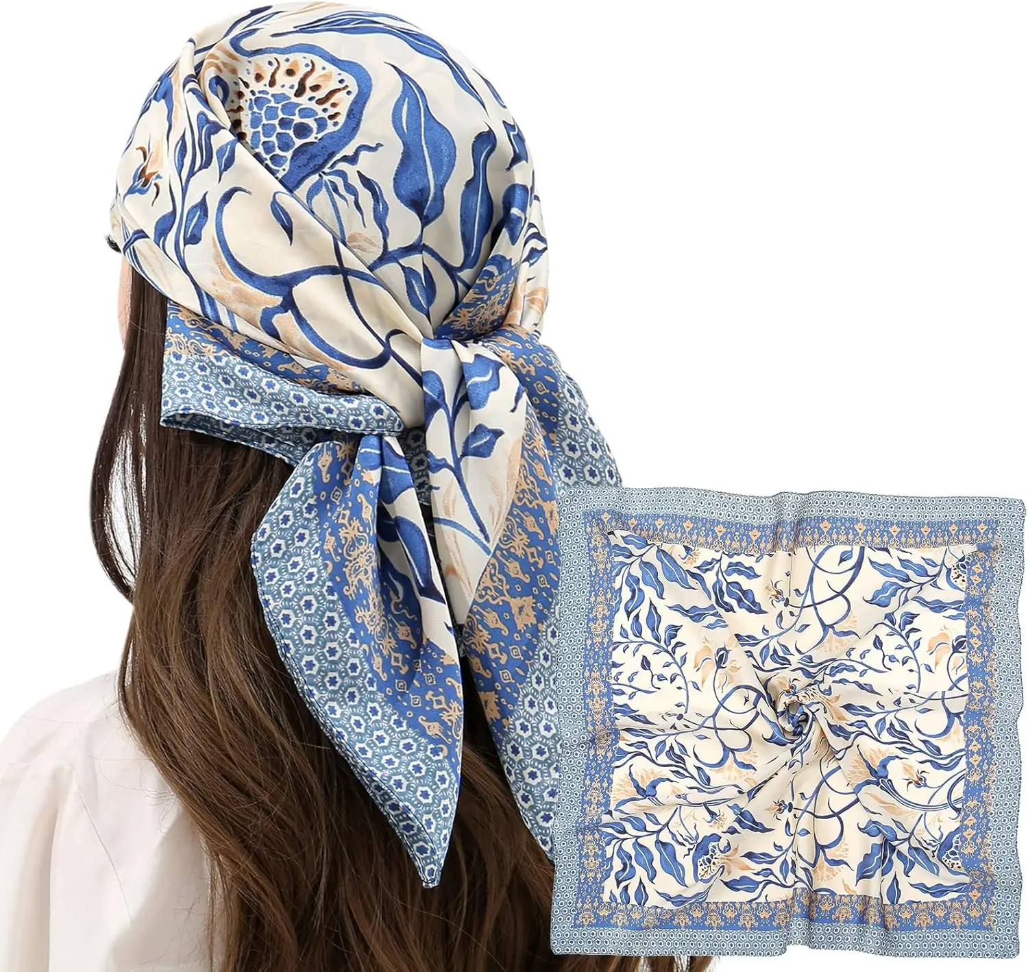 RIIQIICHY Women Head Hair Scarf Like Satin Silk Scarf Sleeping Hair Wrapping Night 27.5'
RIIQIICHY Women Head Hair Scarf Like Satin Silk Scarf Sleeping Hair Wrapping Night 27.5'