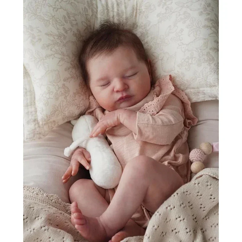 48CM Reborn Baby Doll Luara Princess Girl Newborn 3D Skin with Visible Venis Handmade Art Doll Bebe Reborn Look Like A Real Baby
48CM Reborn Baby Doll Luara Princess Girl Newborn 3D Skin with Visible Venis Handmade Art Doll Bebe Reborn Look Like A Real Baby