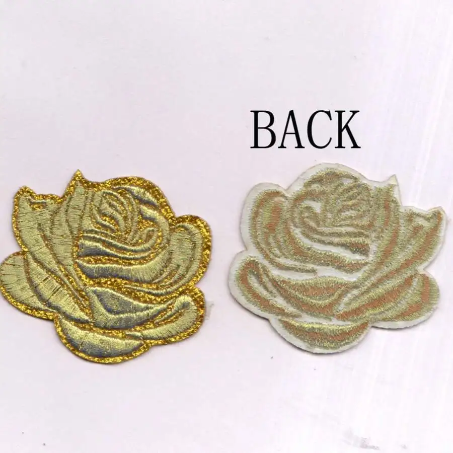Shimmering Rose Embroidery Applique Patch For Garments Accessories Iron-On Or Stitch-On Use
Shimmering Rose Embroidery Applique Patch For Garments Accessories Iron-On Or Stitch-On Use