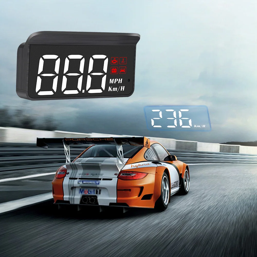 Автомобильные аксессуары M3 OBD2 HUD с функцией оповещения о превышении скорости Проектор на лобовое стекло для автомобиля: цифровой электронный дисплей (HUD) для стайлинга авто
Автомобильные аксессуары M3 OBD2 HUD с функцией оповещения о превышении скорости Проектор на лобовое стекло для автомобиля: цифровой электронный дисплей (HUD) для стайлинга авто