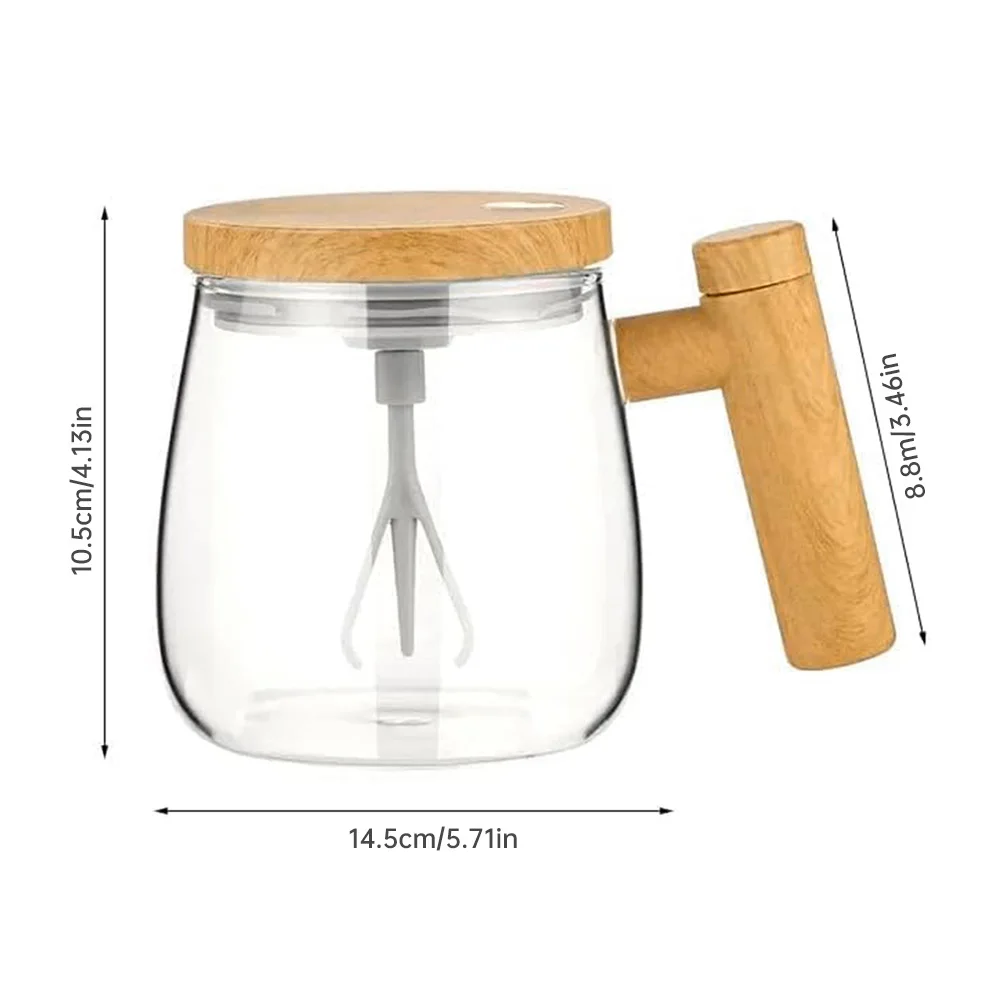 Electric Automatic Mixing Cup 400ml Coffee Stirring Cup Self Mixing Mug Glass Waterproof Electric Mixing Cup Home Supply
Electric Automatic Mixing Cup 400ml Coffee Stirring Cup Self Mixing Mug Glass Waterproof Electric Mixing Cup Home Supply