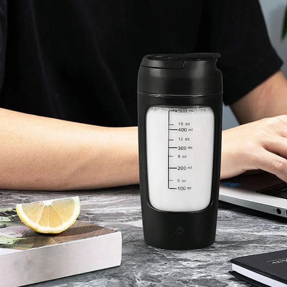 Drinkware Automatic Electric Mixing Cup Rechargeable with Powder Box Stirring Cup Plastic Scaled Blend Cup Exercise
Drinkware Automatic Electric Mixing Cup Rechargeable with Powder Box Stirring Cup Plastic Scaled Blend Cup Exercise