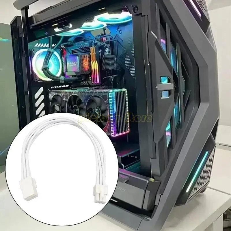 Q5WA Flexible 6Pin PCIE Power Cable Extension, Male to Female PCIE Connectors Cable for Enhanceds GPU Compatibility
Q5WA Flexible 6Pin PCIE Power Cable Extension, Male to Female PCIE Connectors Cable for Enhanceds GPU Compatibility