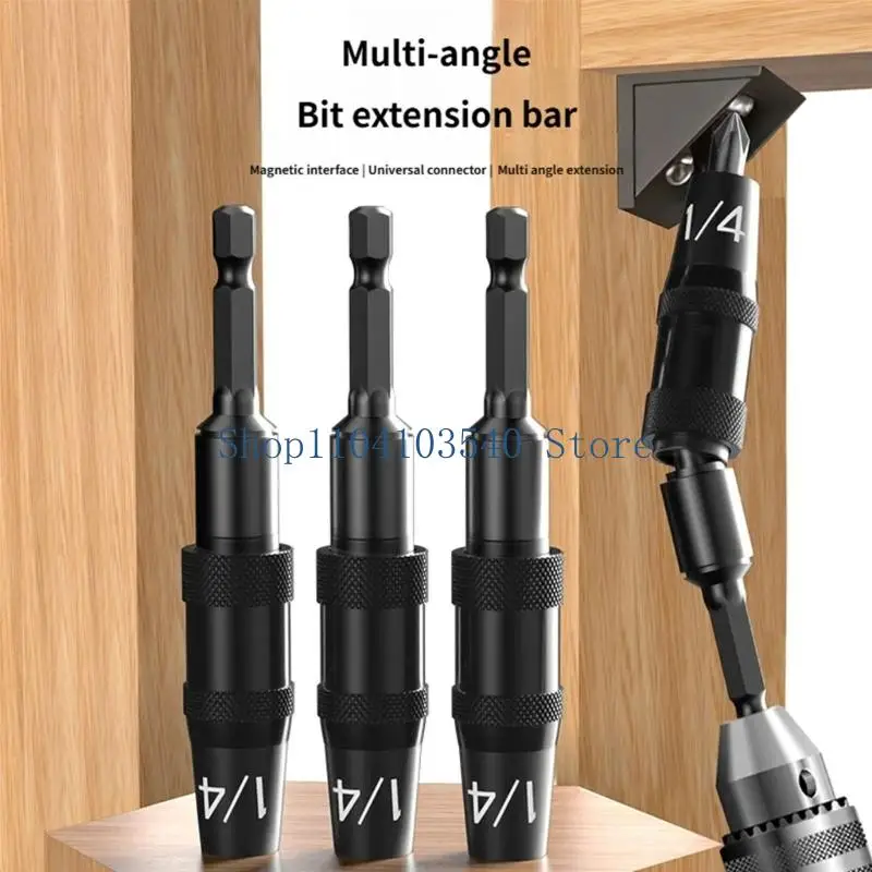 02DC Universal 6.35Mm 1/4'' Hexagonal Shank Bit AdapterMagnetic Pivoting Bit Tip Holder Extension For Precisions Work
02DC Universal 6.35Mm 1/4'' Hexagonal Shank Bit AdapterMagnetic Pivoting Bit Tip Holder Extension For Precisions Work
