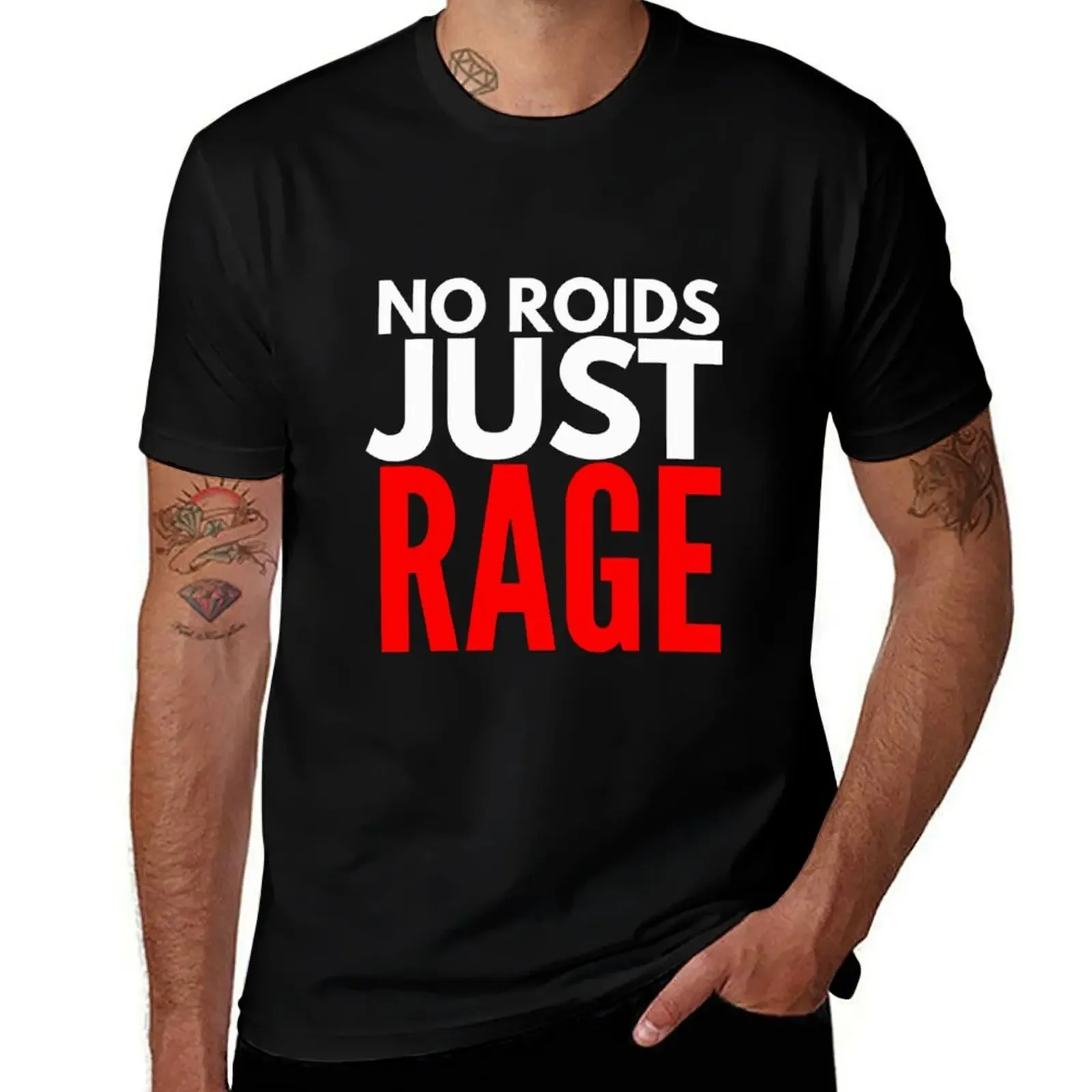 No Roids Just Rage T-Shirt luxury t-shirt custom t-shirts korean fashion boys animal print Men's clothing
No Roids Just Rage T-Shirt luxury t-shirt custom t-shirts korean fashion boys animal print Men's clothing