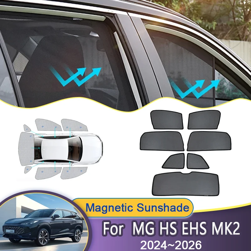 Car Mesh Sunshade For MG HS EHS MK2 2024 2025 2026 Window Magnetic Visor Sun Shade Privacy Curtain Cover Parts Auto Accessories
Car Mesh Sunshade For MG HS EHS MK2 2024 2025 2026 Window Magnetic Visor Sun Shade Privacy Curtain Cover Parts Auto Accessories