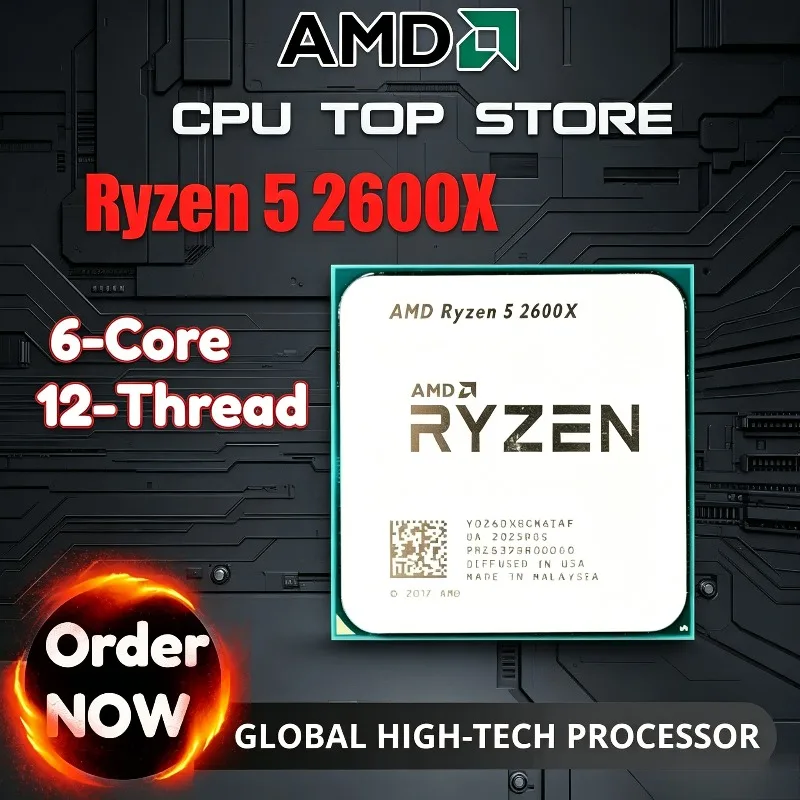 AMD 100% Brand New Original Ryzen 5 R5 2600X 3.6GHz 6-Core 12-Thread 95W CPU Processor LGA AM4
AMD 100% Brand New Original Ryzen 5 R5 2600X 3.6GHz 6-Core 12-Thread 95W CPU Processor LGA AM4