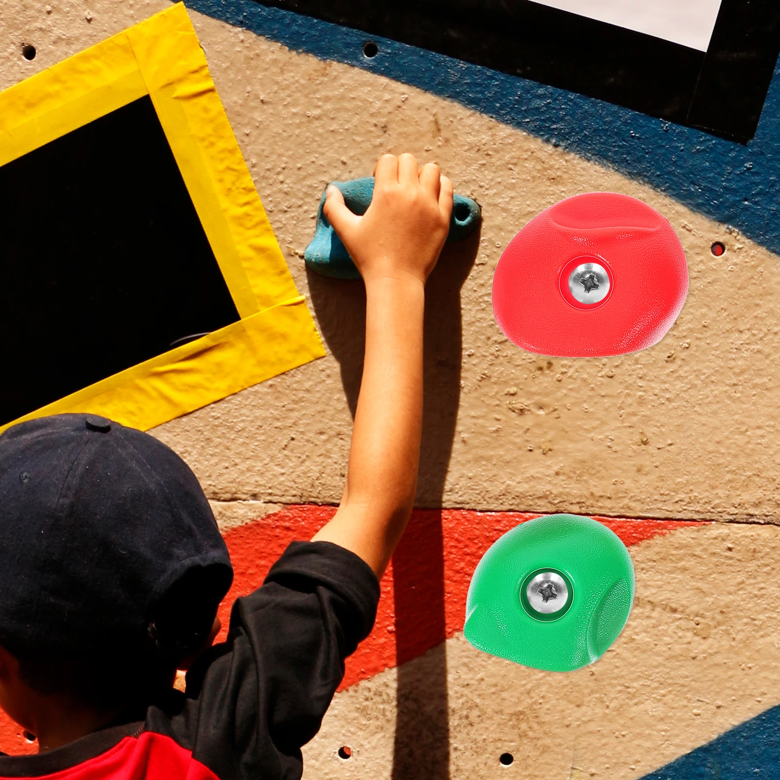 10 set Rock Holds Kids Stable Climbing Rocks Durable Plastic Sports Accessories Wall Mount Play Equipment for Schools
10 set Rock Holds Kids Stable Climbing Rocks Durable Plastic Sports Accessories Wall Mount Play Equipment for Schools