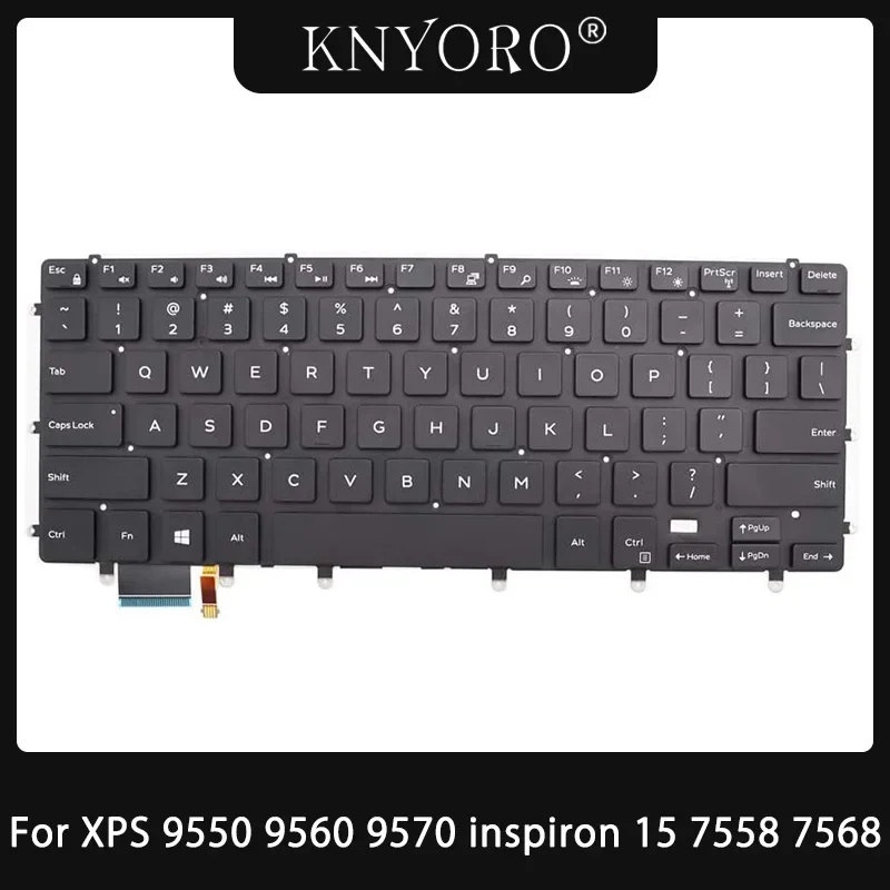 Laptop US Backlit Keyboard For Dell XPS 9550 9560 9570 Inspiron 15 7558 7568 Precision 5510 M5510 5520 5530 Replacement Keyboard
Laptop US Backlit Keyboard For Dell XPS 9550 9560 9570 Inspiron 15 7558 7568 Precision 5510 M5510 5520 5530 Replacement Keyboard