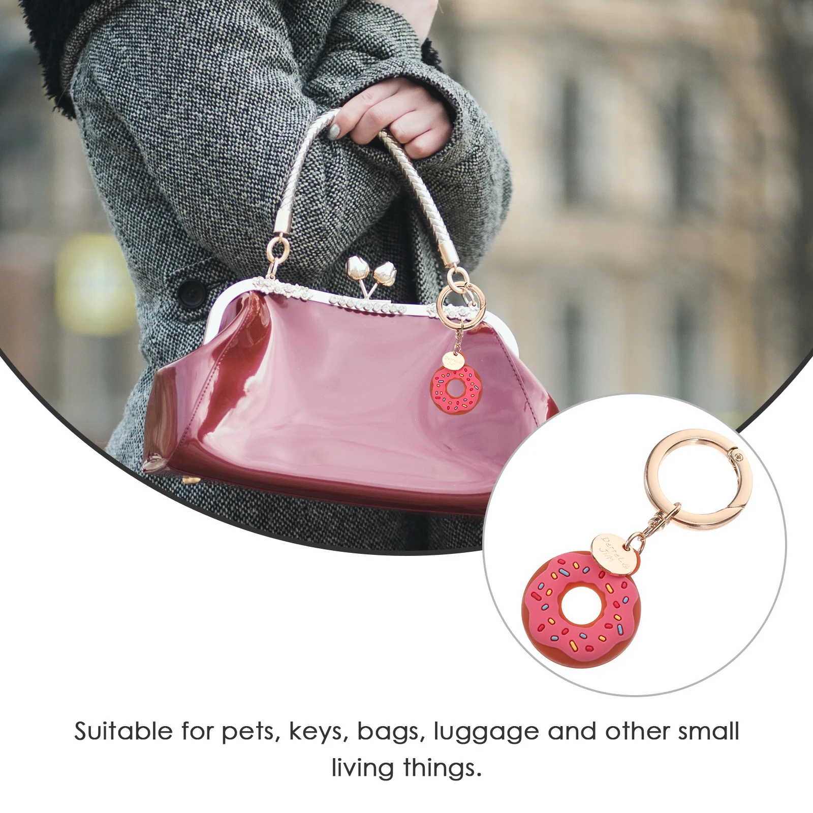 1pc Silicone Protective Case For Anti-Scratch Lightweight Doughnut Shape Tracer Cover Anti-Lost Accessory Smart
1pc Silicone Protective Case For Anti-Scratch Lightweight Doughnut Shape Tracer Cover Anti-Lost Accessory Smart