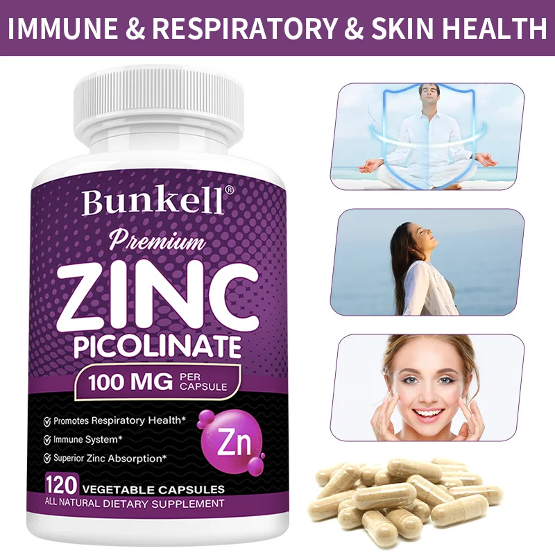 Капсулы пиколината цинка 100 мг - превосходное усвоение, поддержка иммунитета, сна, энергии, зрения, здоровья кожи и дыхательных путей, веганский продукт.
Капсулы пиколината цинка 100 мг - превосходное усвоение, поддержка иммунитета, сна, энергии, зрения, здоровья кожи и дыхательных путей, веганский продукт.