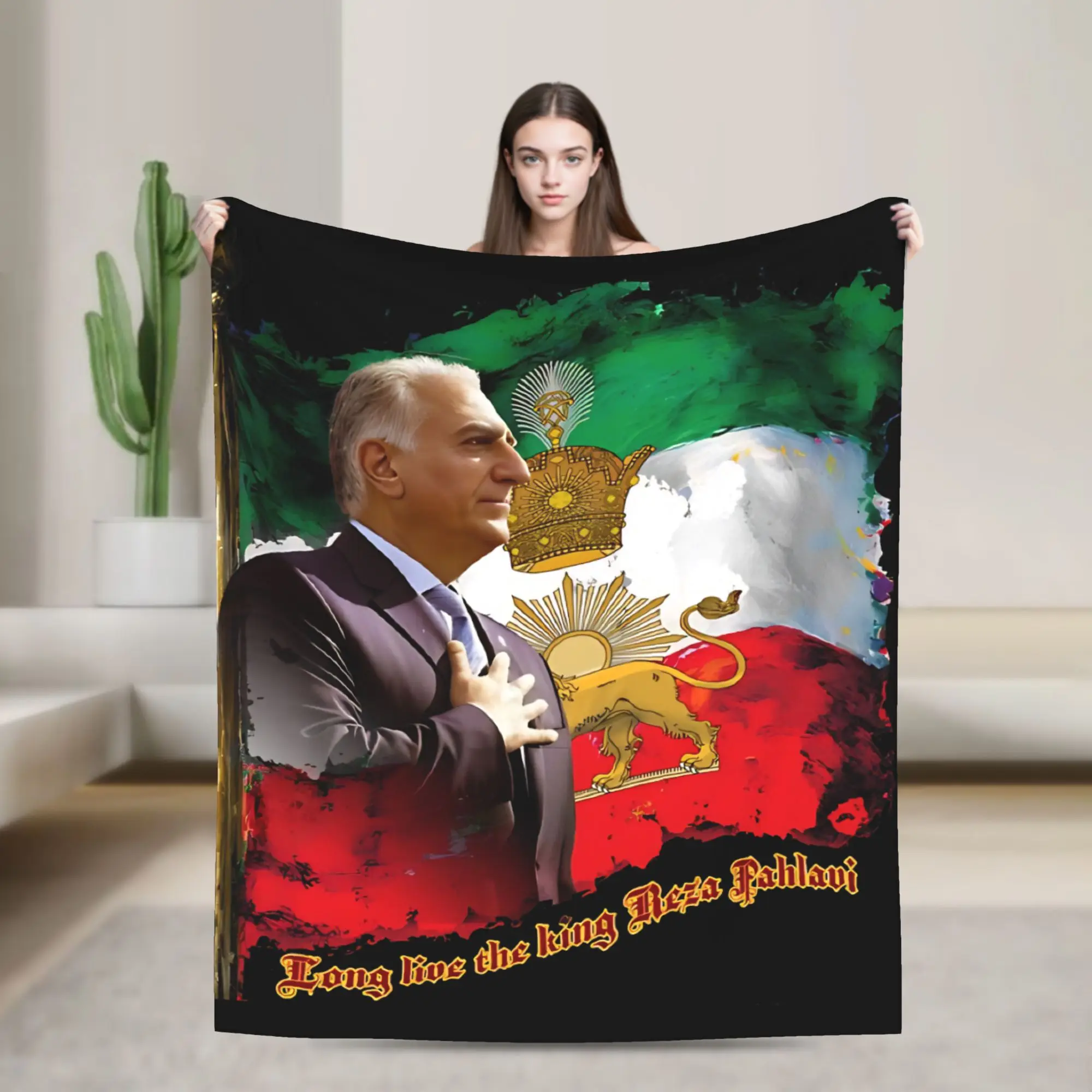 Плед с флагом Ирана Reza Pahlavi, уютный и легкий, разных размеров, для дивана, софы и кровати
Плед с флагом Ирана Reza Pahlavi, уютный и легкий, разных размеров, для дивана, софы и кровати