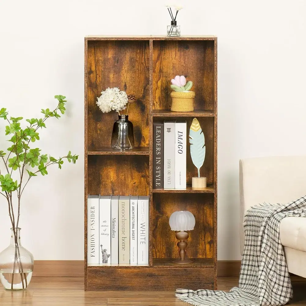 5 Cube -Century ern Brown Wood Bookcase, 3 Tier Storage Organizer Shel, Rustic Display Cabinet or Bedroom, Living Room, Oice
5 Cube -Century ern Brown Wood Bookcase, 3 Tier Storage Organizer Shel, Rustic Display Cabinet or Bedroom, Living Room, Oice