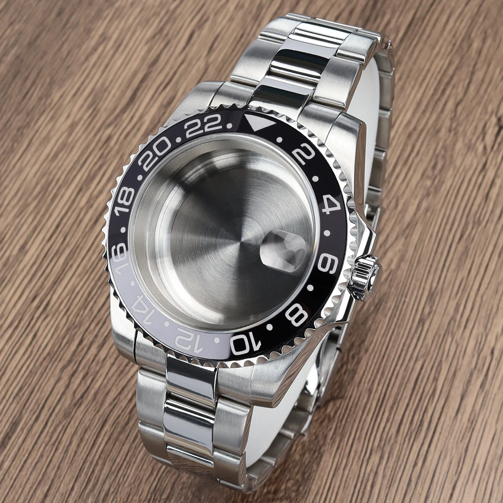 Blak Bezel 20ATM 40mm Watch Case Waterproof Diver GMT Ceramic Bezel Sapphire for SUB NH35 NH34 7S26 8215 ETA2824 Oyster Bracelet
Blak Bezel 20ATM 40mm Watch Case Waterproof Diver GMT Ceramic Bezel Sapphire for SUB NH35 NH34 7S26 8215 ETA2824 Oyster Bracelet
