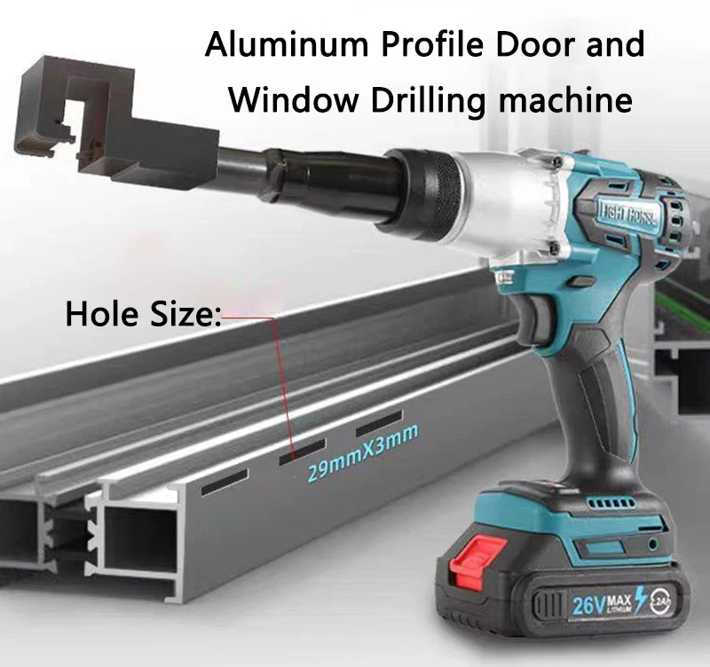 Aluminum Profile Door and Window Drilling machine Electric Aluminum Alloy Rail Punching Machine Aluminum Track Hole Opening 3*29
Aluminum Profile Door and Window Drilling machine Electric Aluminum Alloy Rail Punching Machine Aluminum Track Hole Opening 3*29